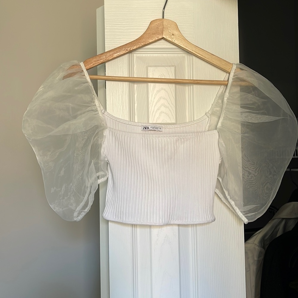 Zara Puff Sleeve Top